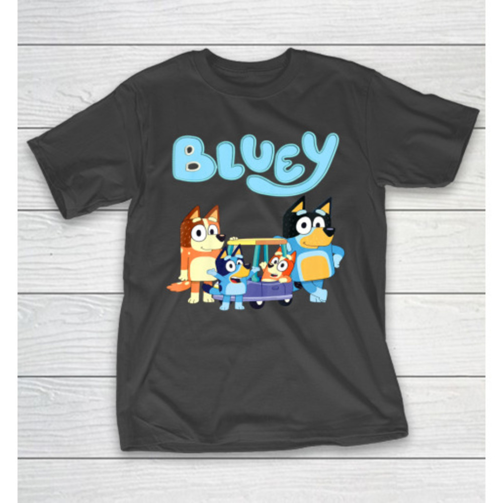 Bluey Dad Mum Love Fathers Day Mothers Day Tshirt